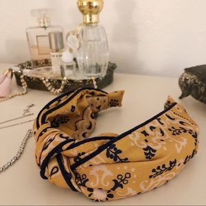 Urban Outfitters Yellow Tie Headband